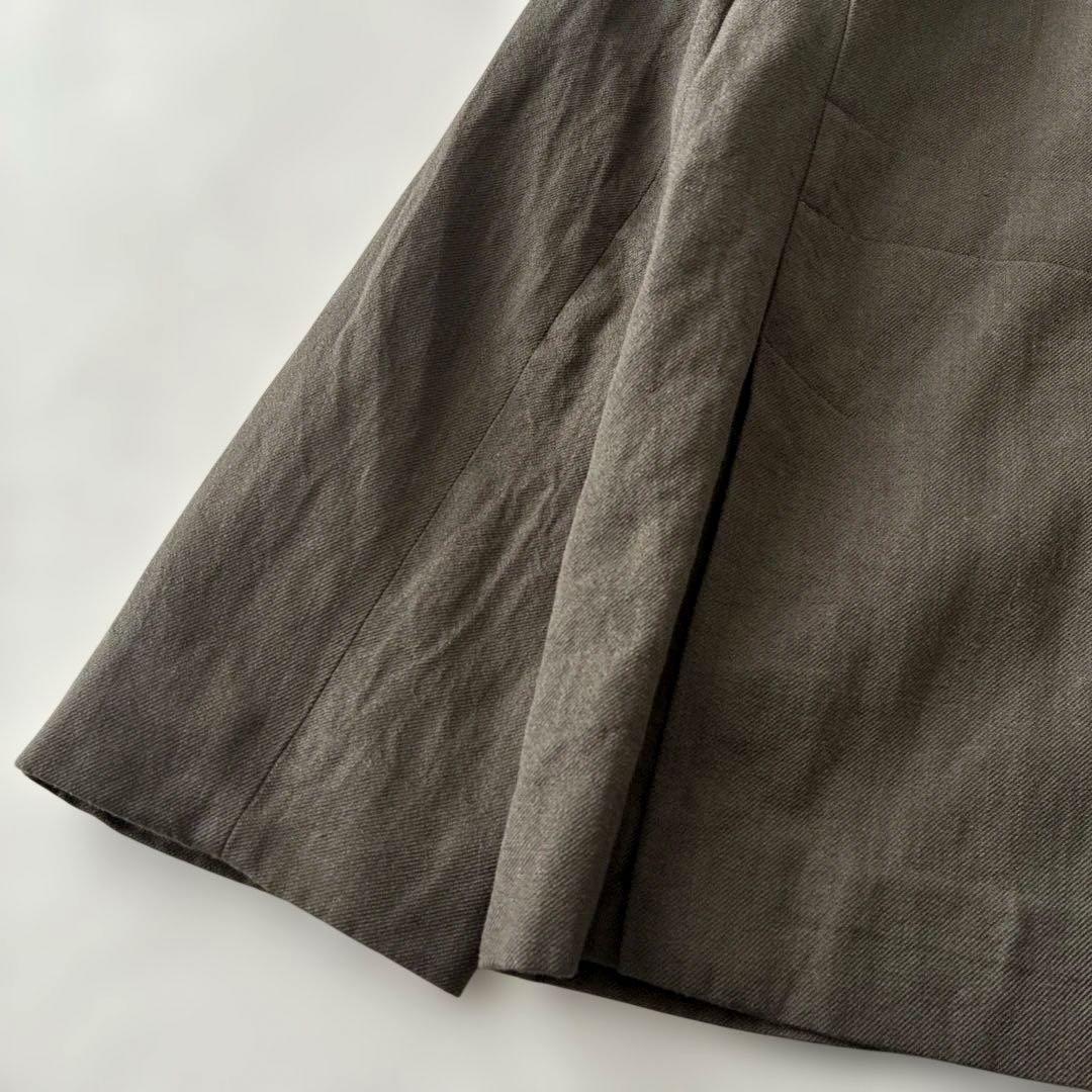 美品 ✨ŠP SP エシュペー ウール リネン ジャケット カーキ サイズ0