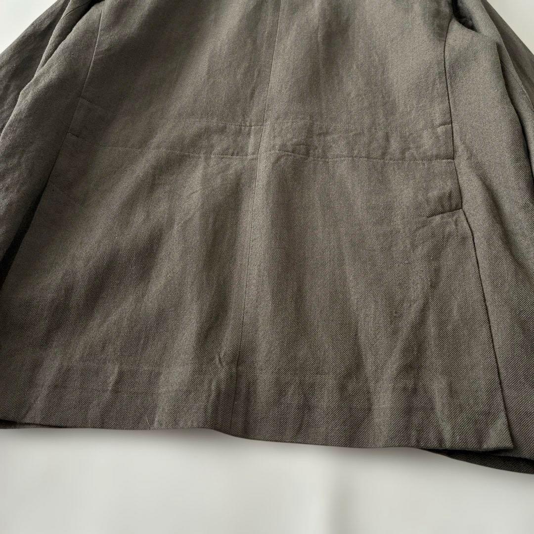 美品 ✨ŠP SP エシュペー ウール リネン ジャケット カーキ サイズ0