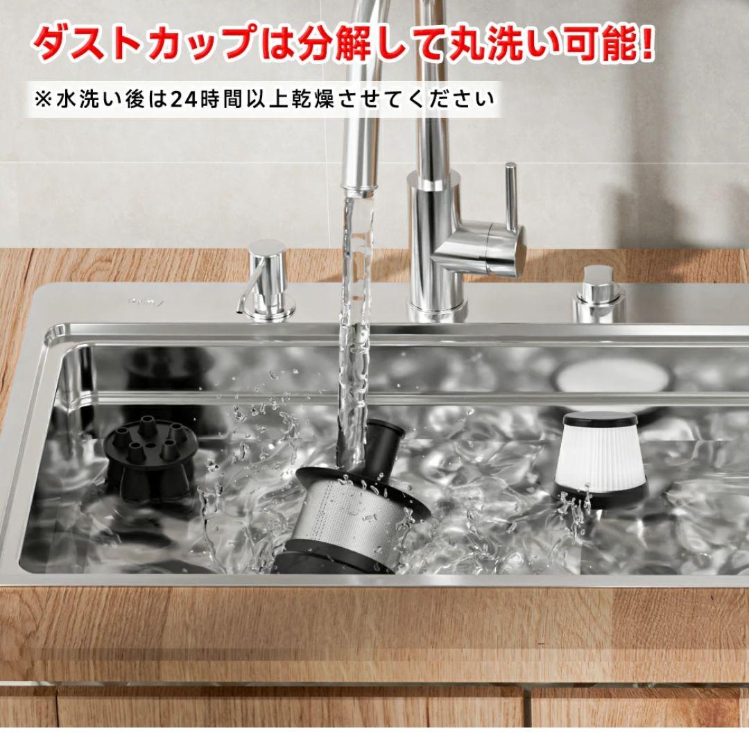 Hearten 掃除機 コードレス 50000pa スティッククリーナー 自走式