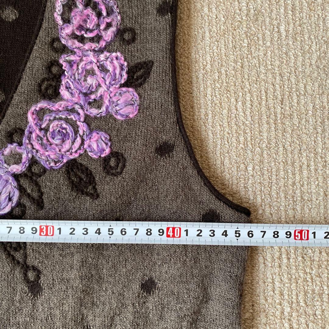 Gosen Knit 五泉ニット Chamois シャミー ゆったりニットベスト