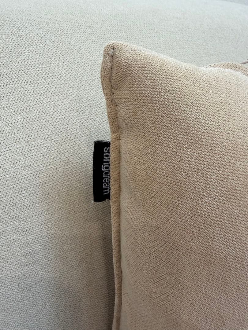 ぶどうとりんご　美品！ song dream ベージュ　3人掛けソファ