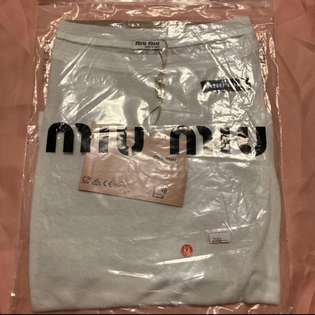 【新品未使用】ロゴ シアー トップス ロンT