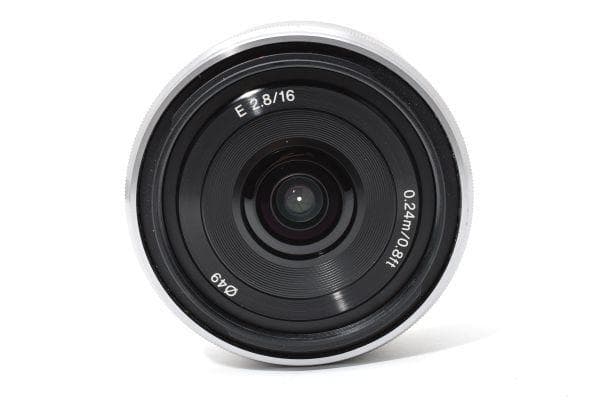 【美品】ソニー SONY E 16mm F2.8 SEL16F28 単焦点レンズ