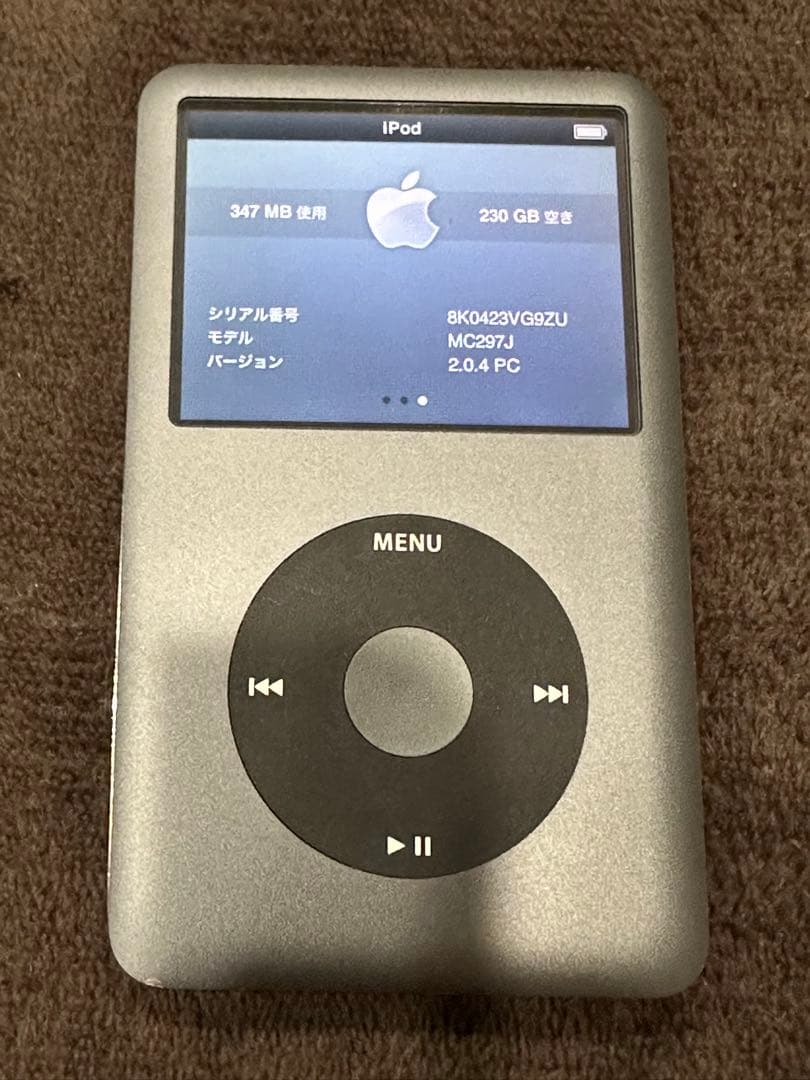 iPod Classic 7世代　256G sd 3000バッテリー