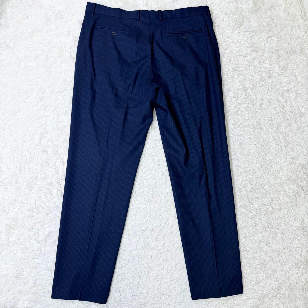 【美品】ZARA MAN SARTORIAL セットアップ 紺 ストライプ　54