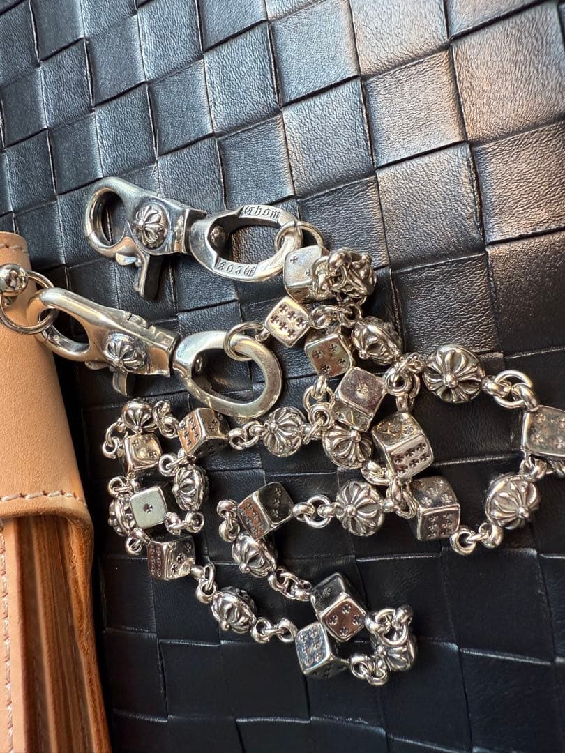 【Dice × Flower ウォレットチェーン】 重厚で存在感QBSZSZ04