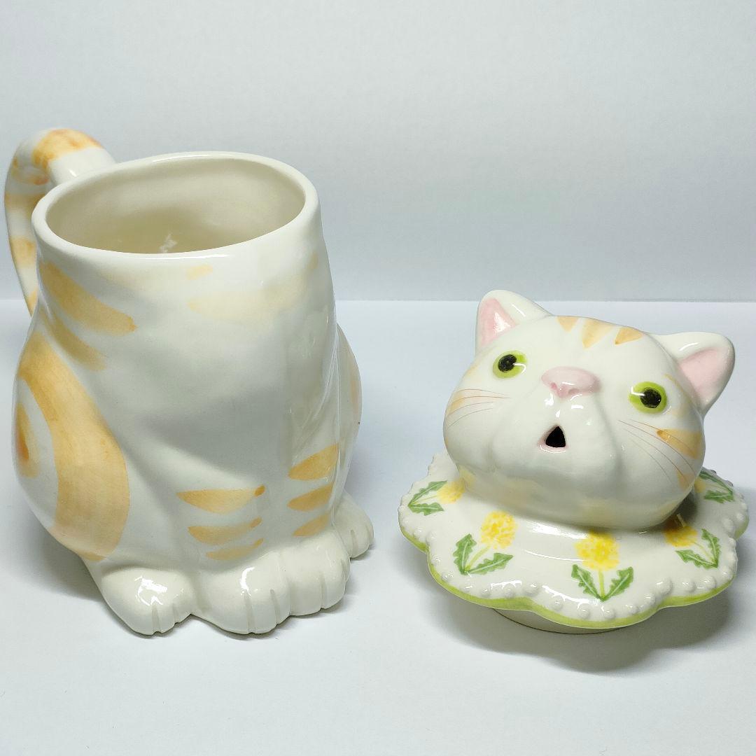 【新品】Sugar Poppo 土鈴エリザベス猫カップ シュガーポッポ