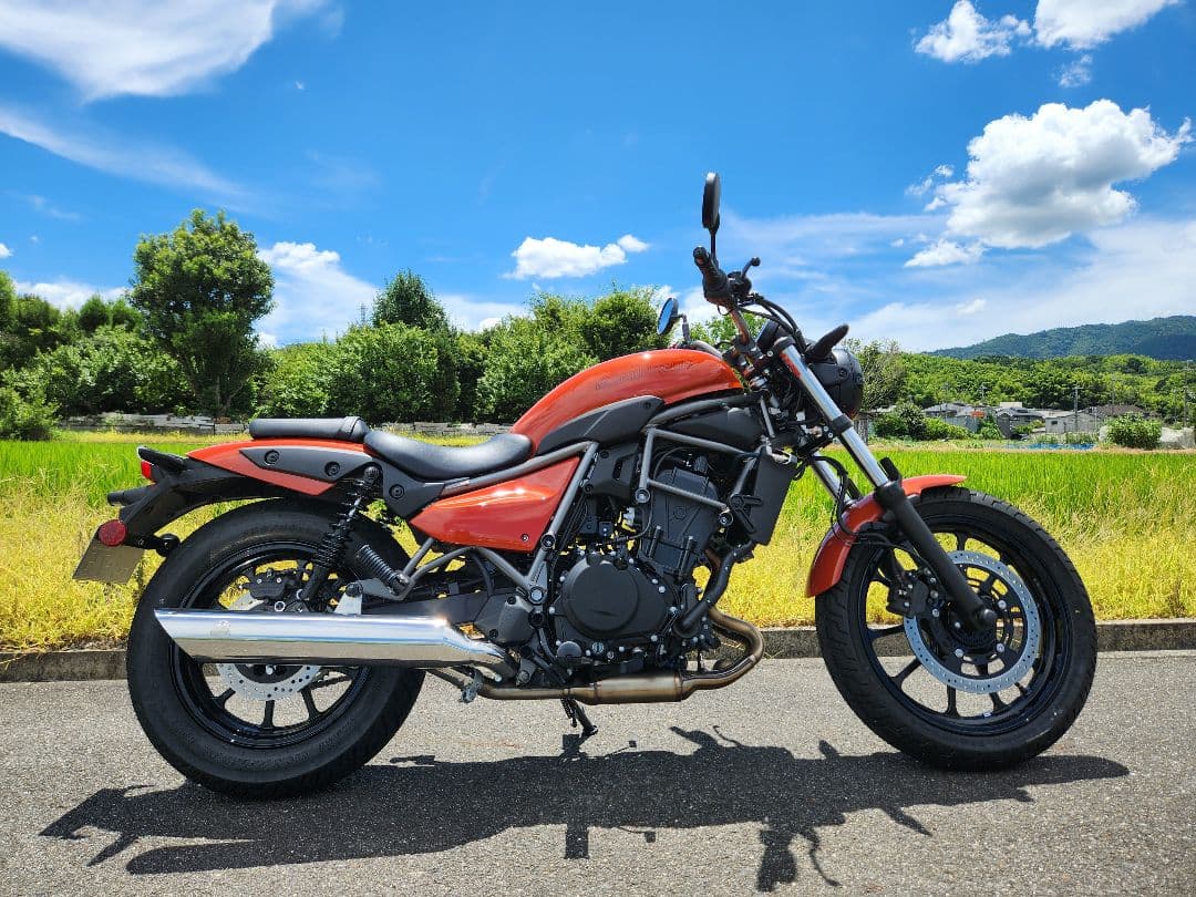 新型エリミネーター400　SP忠男POWERBOX ショート　ステンレス