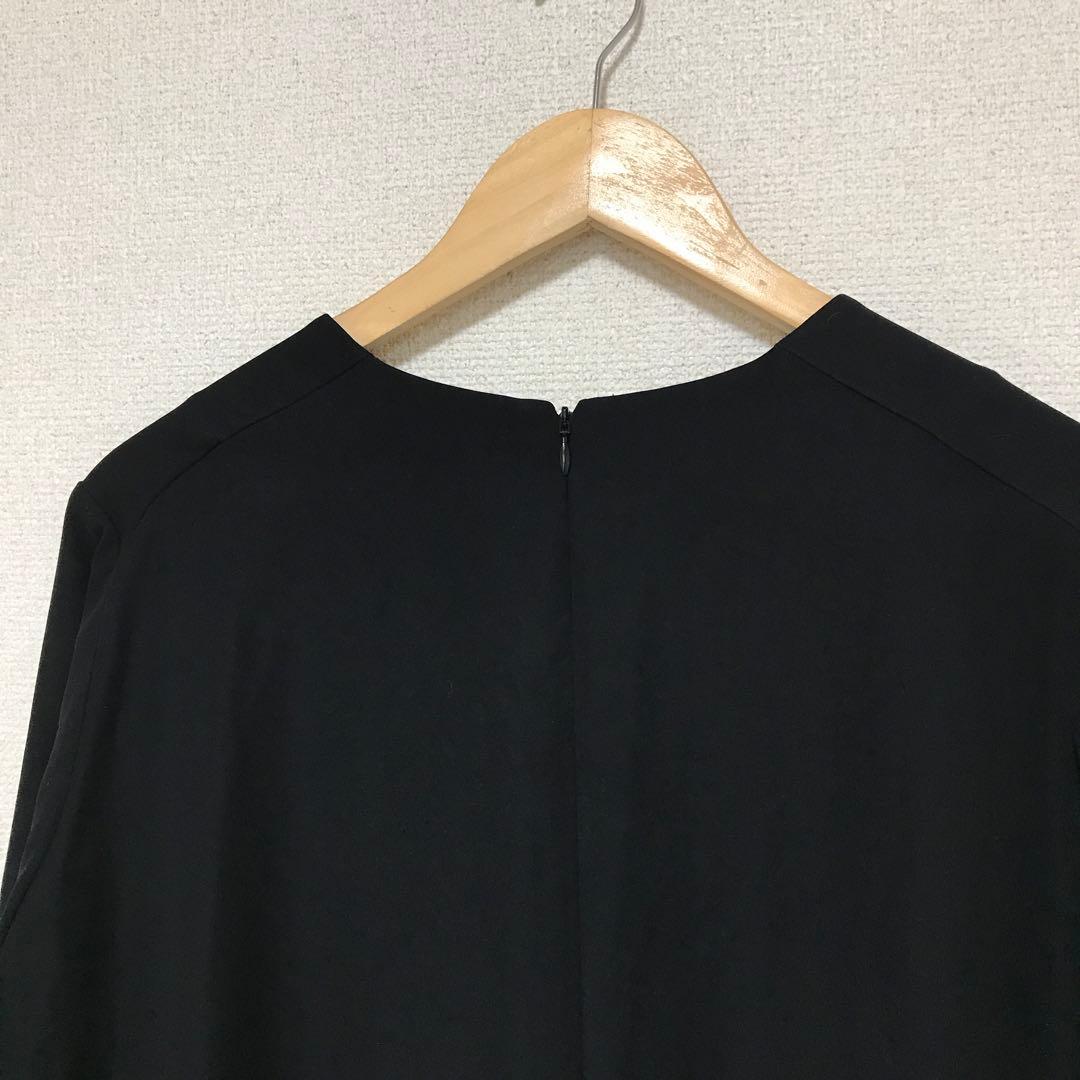 BEARDSLEY ビアズリー 袖口レースワンピース　ブラック