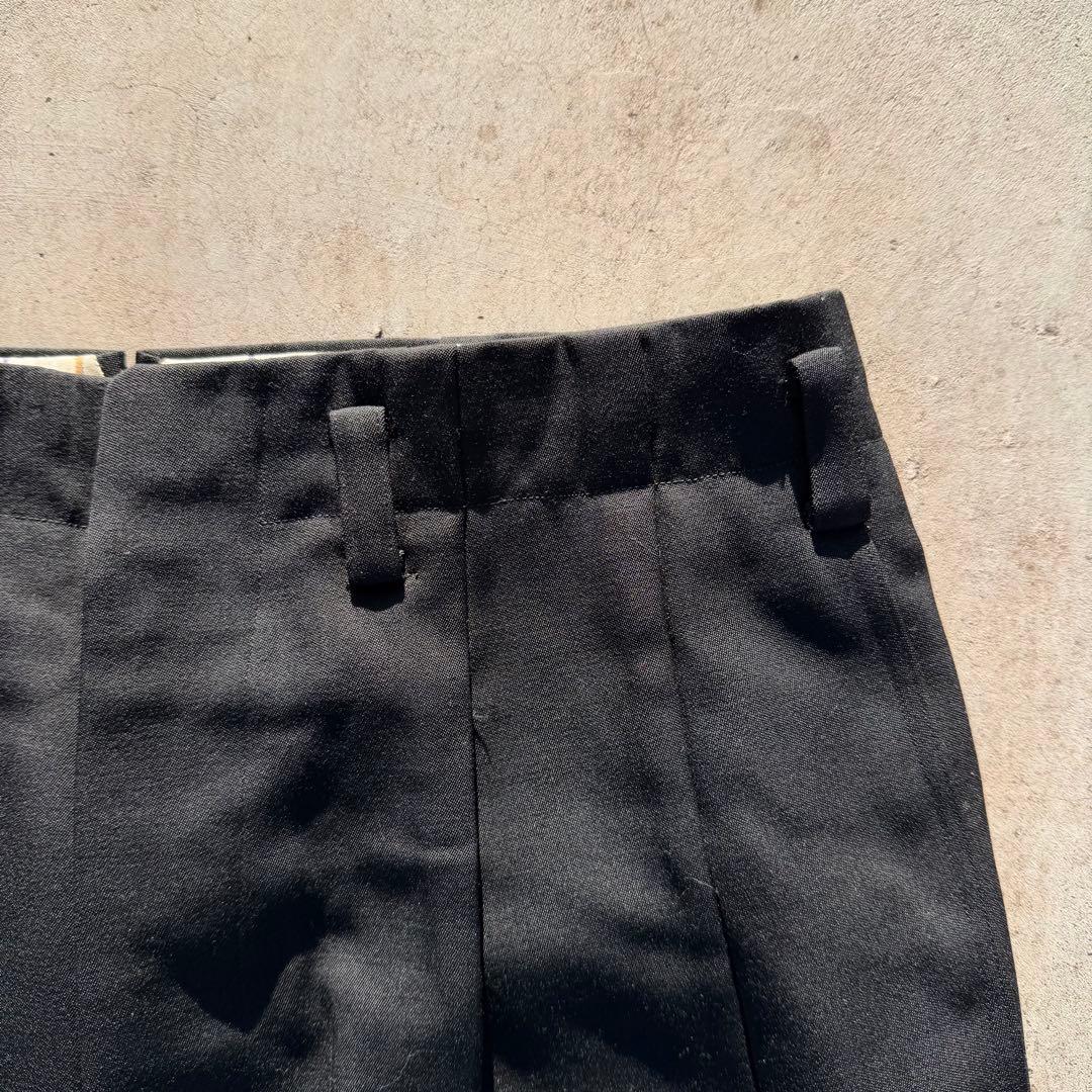 50's60's vintage ワイドスラックス　スラックス　ブラック