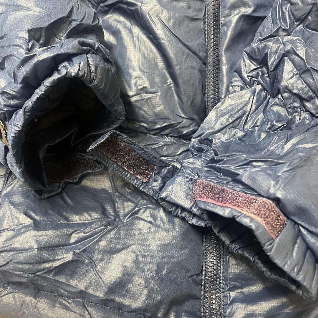 ★The North Face 700 ダウンジャケット ヌプシ M黒紺 E3★