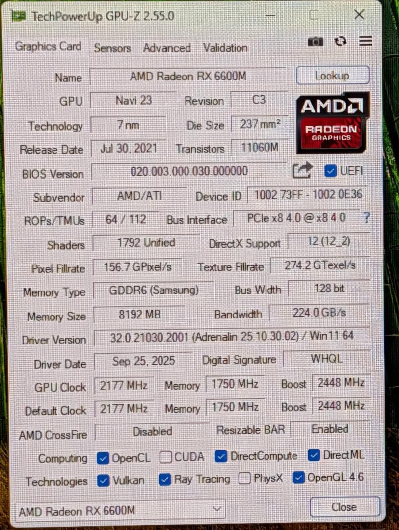 ミニPC MINISFORUM HX77G Ryzen7 7735H RX6600M