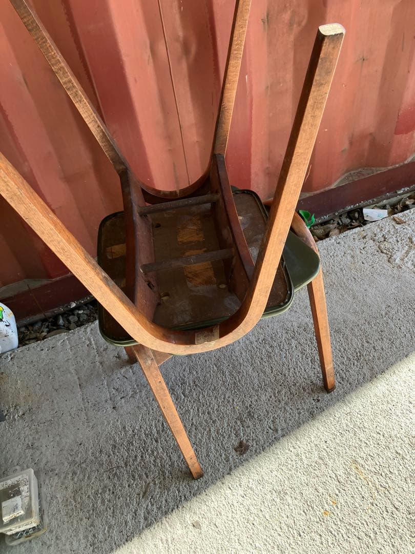 ヴィンテージ　秋田木工　剣持勇　スタッキングスツール