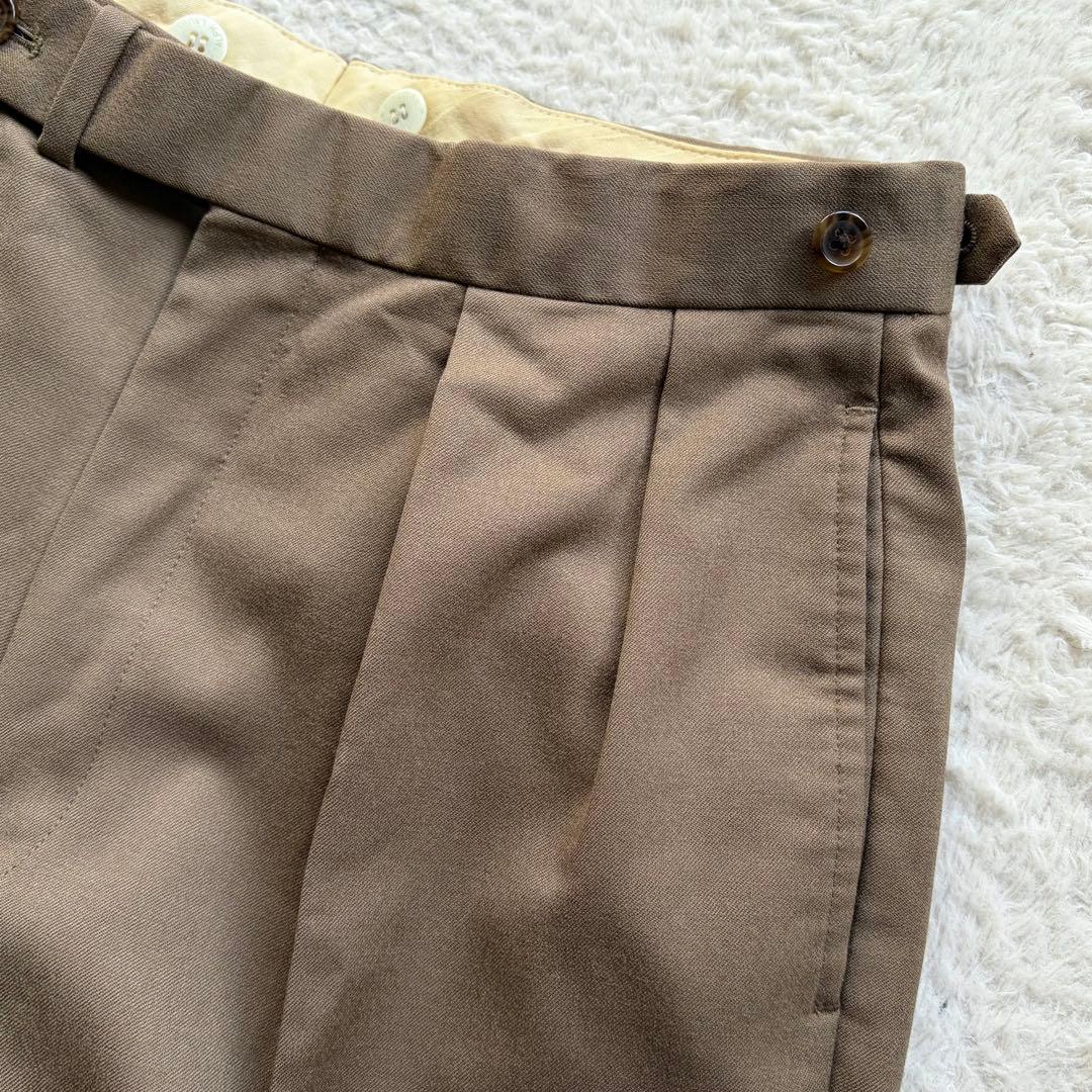 激レア✨ポロバイラルフローレン スーツ ダブルテーラード ウール ベージュ系 L