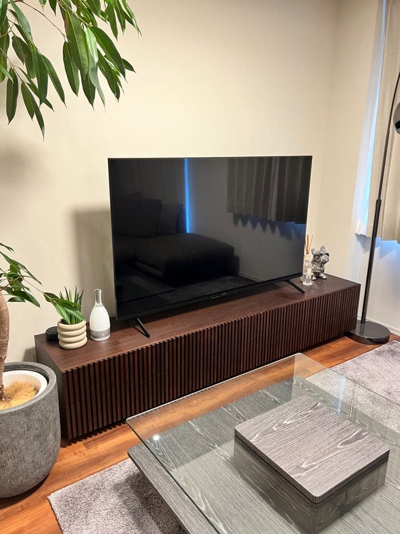 アルモニア LUSSY テレビボード　ブラウン 180cm