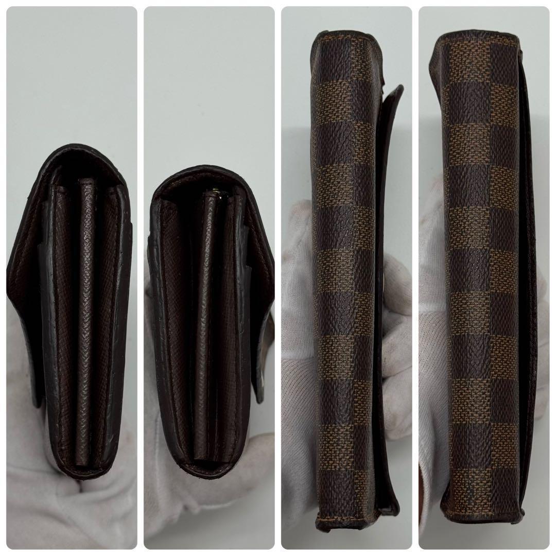 【新型】　ルイヴィトン　ダミエ　ポルトフォイユ　サラ　長財布　現行　財布　人気