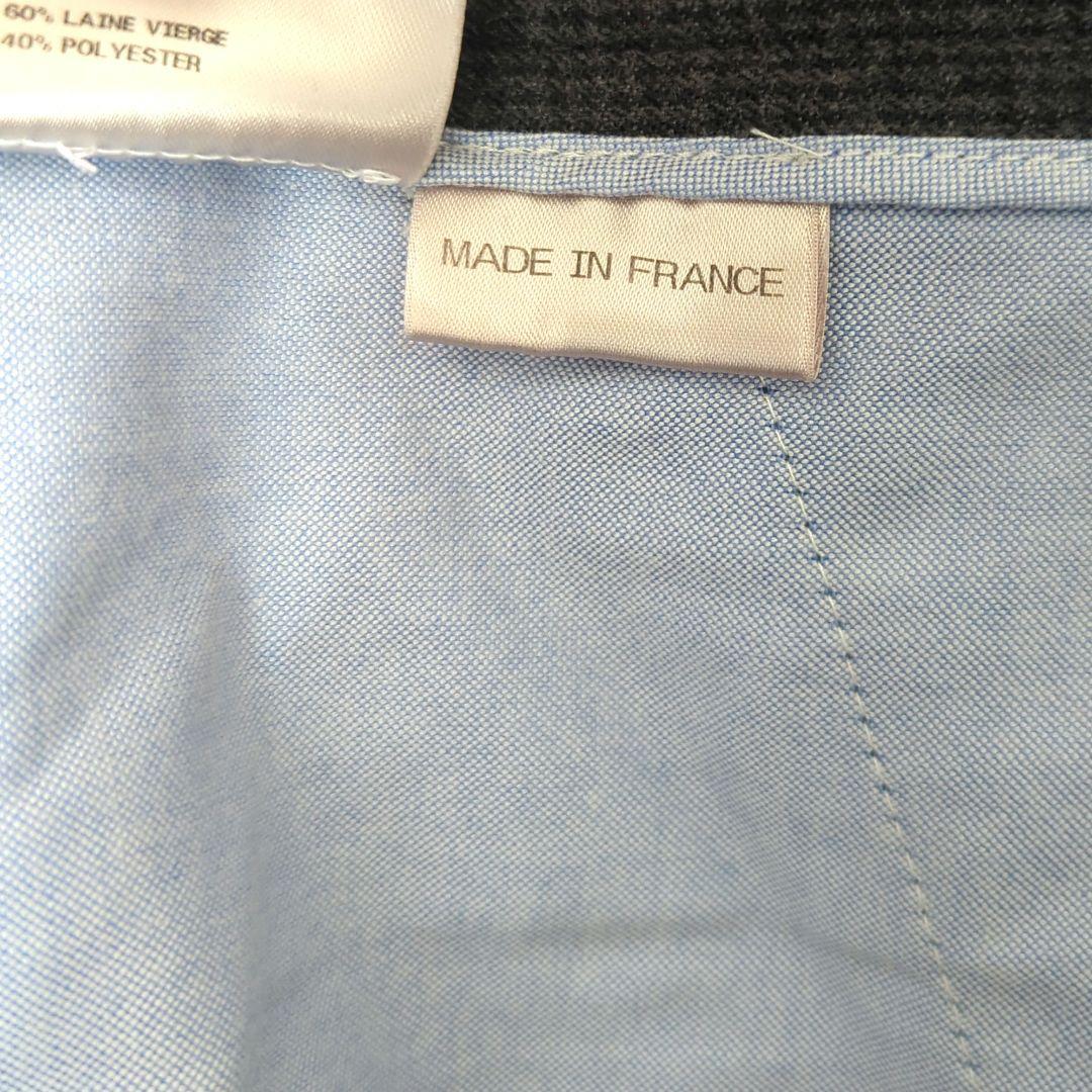 ベルナールザンス BERNARD ZINS スラックス グレー 千鳥格子 38