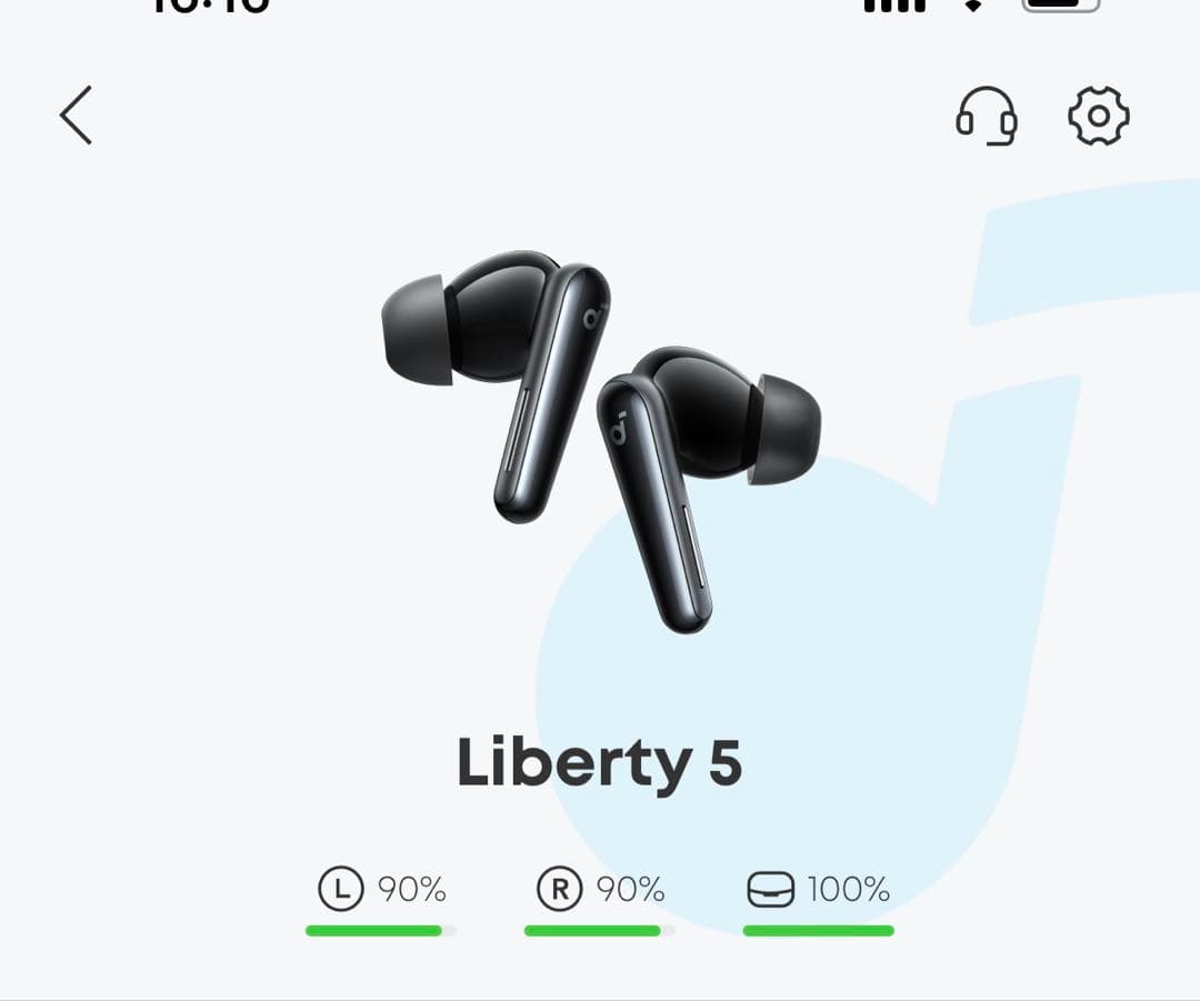 Liberty 5 ワイヤレスイヤホン ブラック