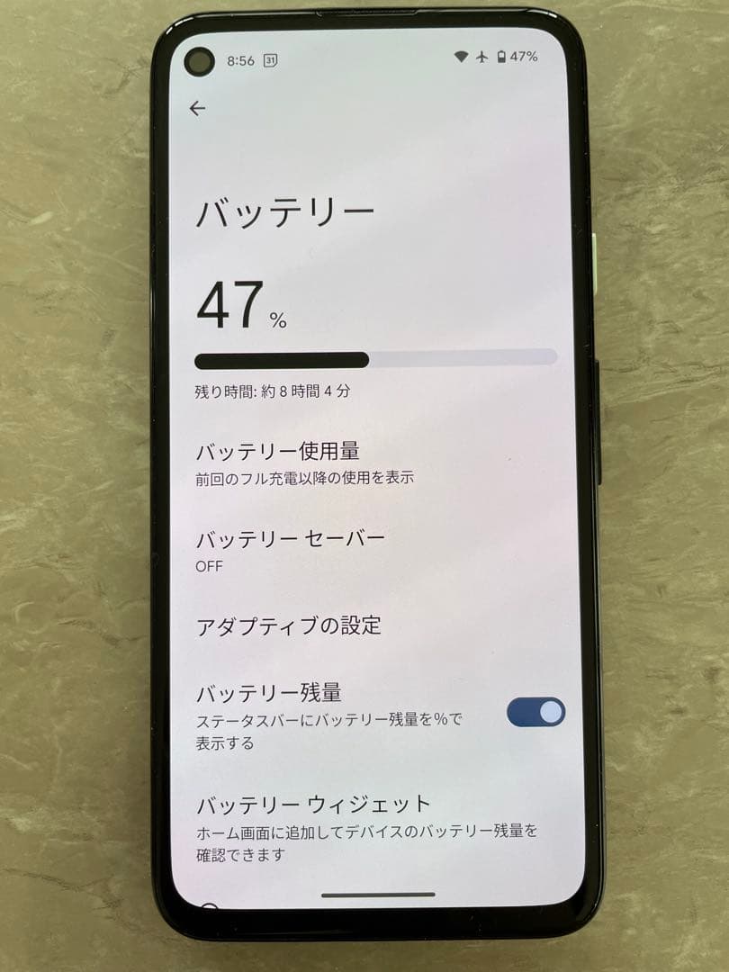 Google Pixel 4a ジャストブラック おサイフケータイ未初期 難あり