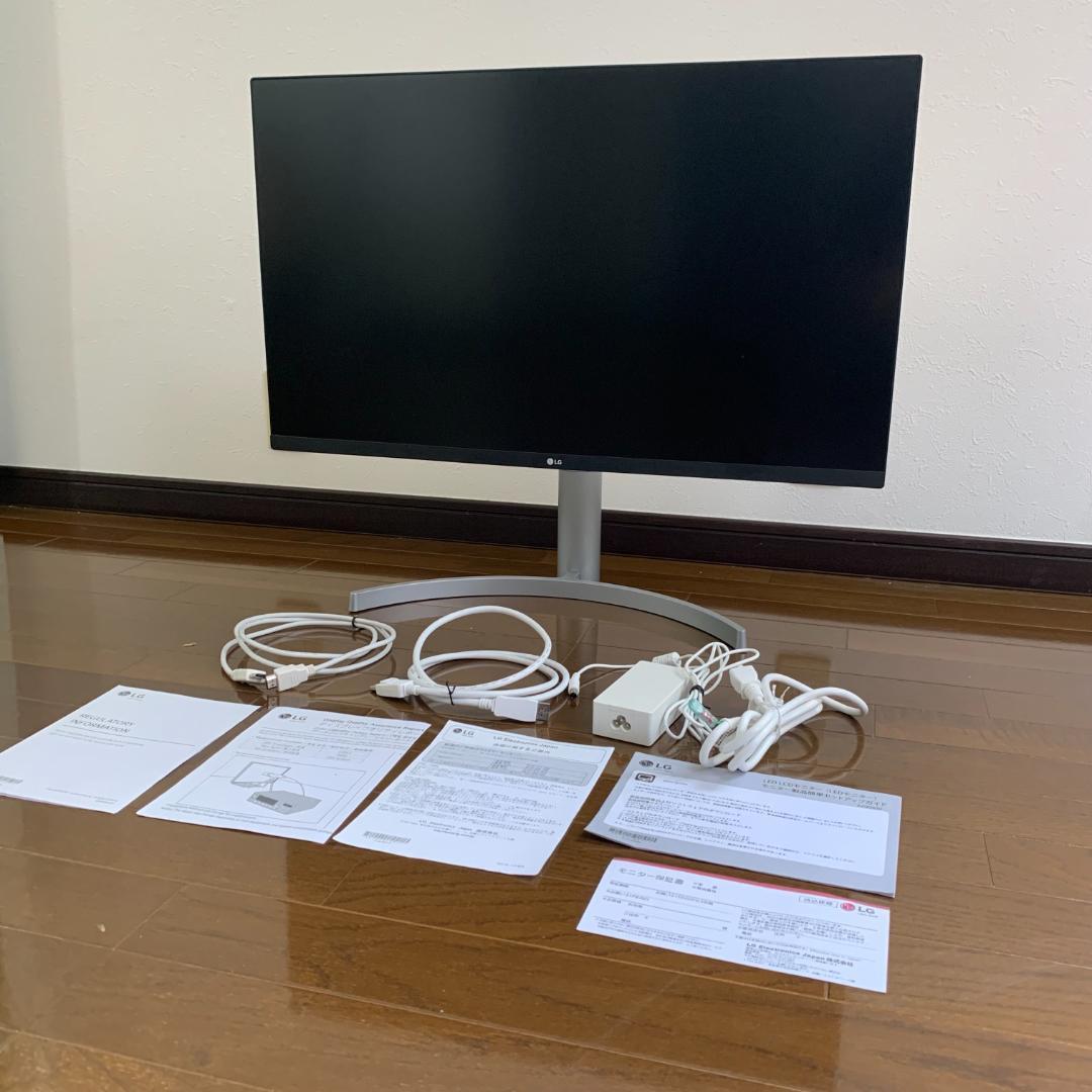 美品 LG モニター ディスプレイ 32UN650-W 31.5インチ4K