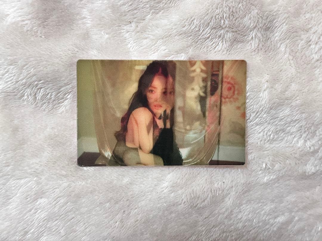 BLACKPINK jennie ジェニ SOLO トレカ レンチキュラー