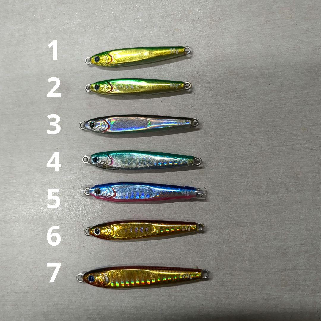 tgベイト30×2、45×4、60×1