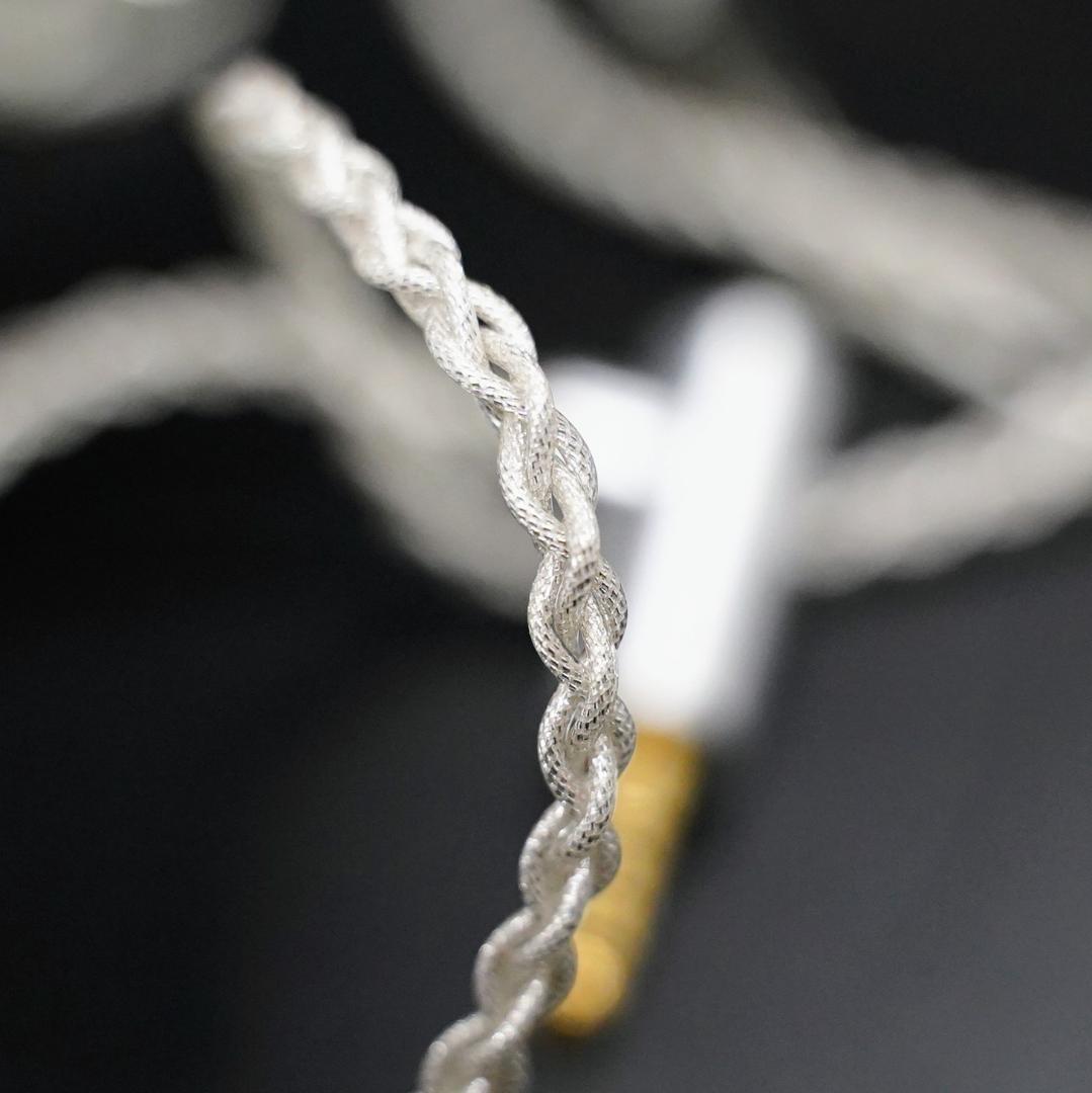 【1点のみ】7N粒子単結晶銅銀メッキ リッツ構造 CIEM 2Pin 3.5mm