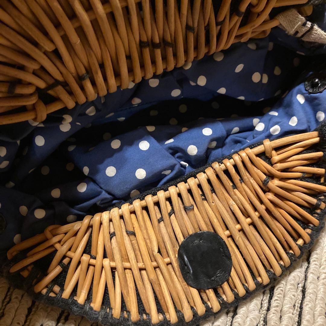 ebagos エバゴス　カゴバッグ　クラッチバッグ