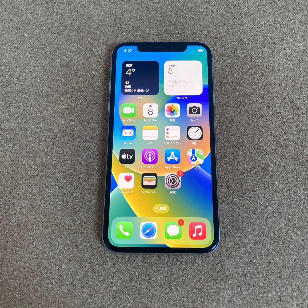 3891【早い者勝ち】電池新品☆iPhoneX 64GB SIMフリー☆