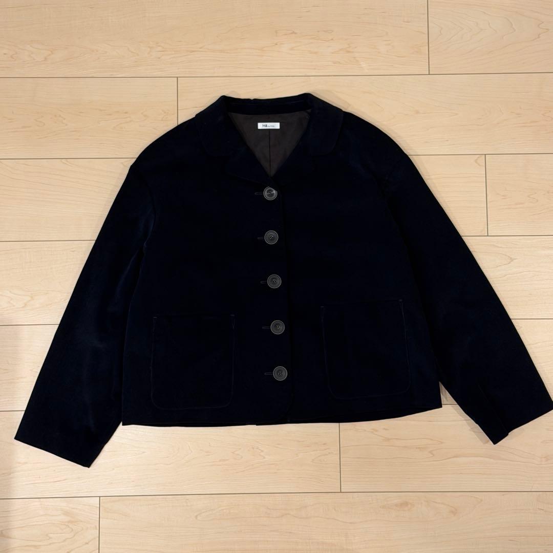 ジャケット・アウター IDEE H& by POOL Corduroy Jacket Navy