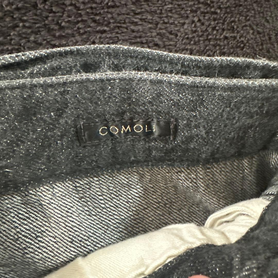 廃盤 COMOLI デニムジャケット&パンツ サイズ2 ブラックエクリュ