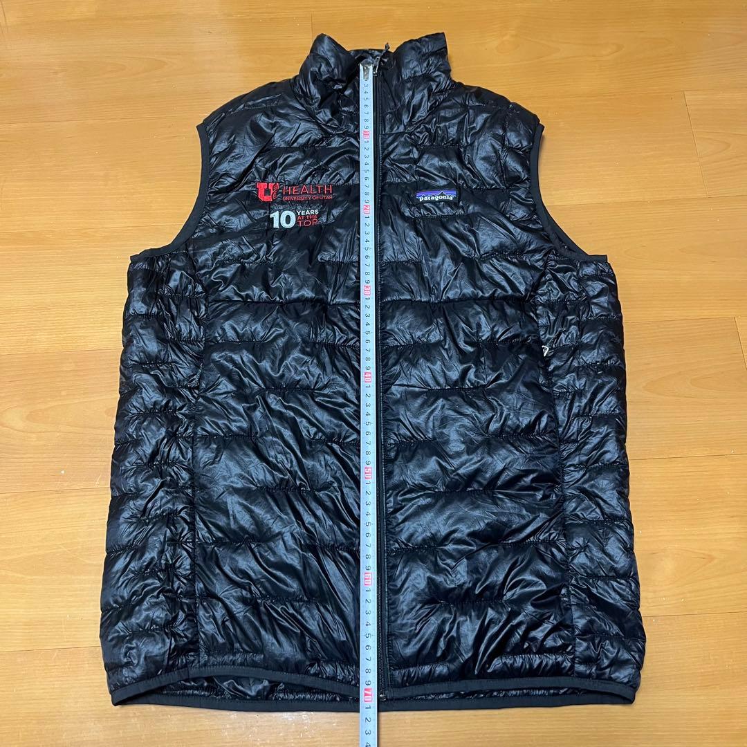 patagonia 2019F マイクロパフベスト ブラック 企業ロゴ