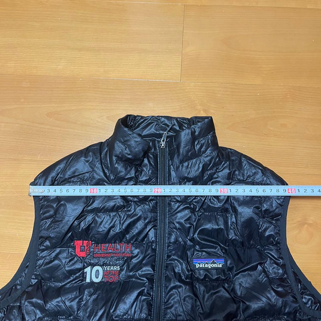 patagonia 2019F マイクロパフベスト ブラック 企業ロゴ