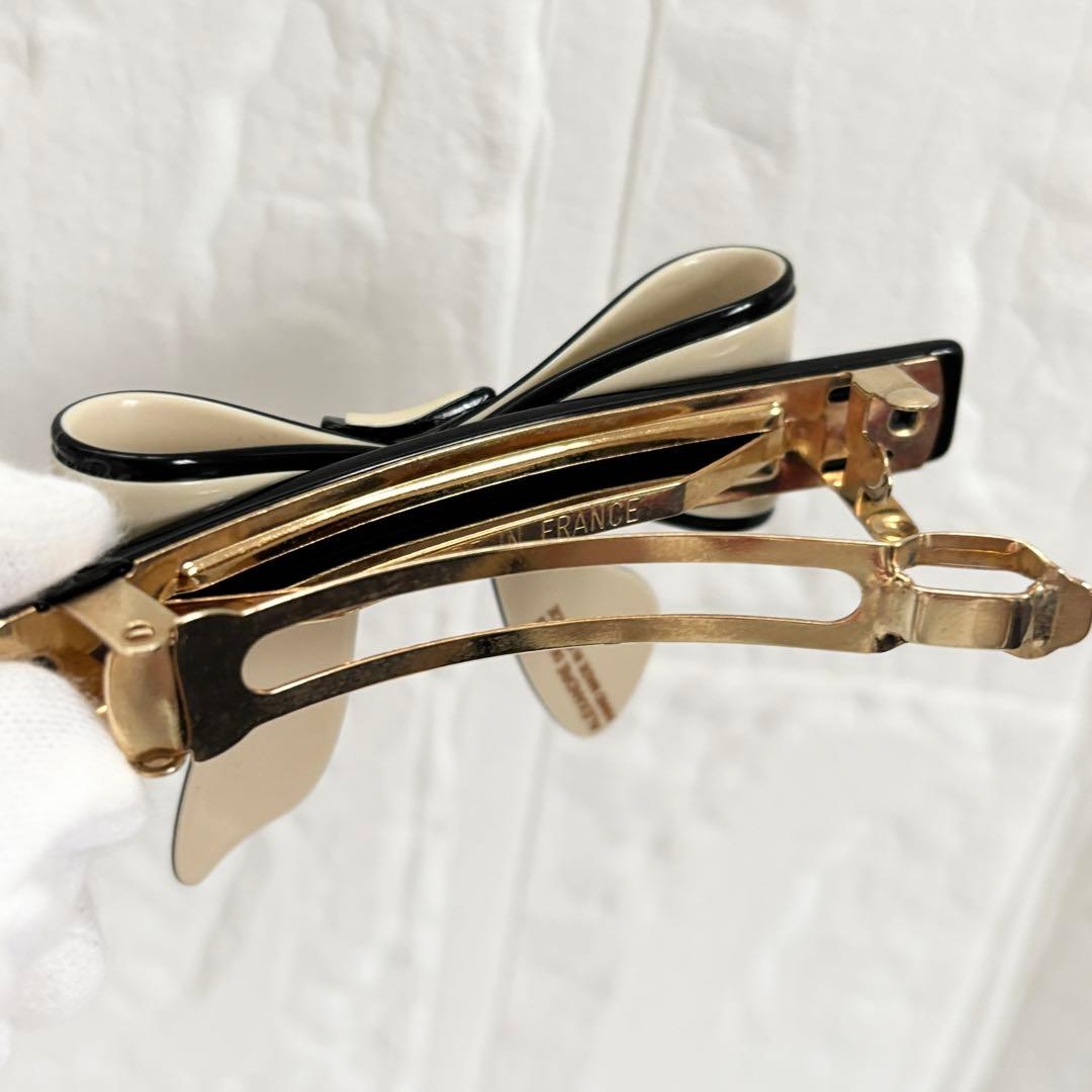 ALEXANDRE DE PARIS　リボン　バレッタ　8cm リズレシリーズ