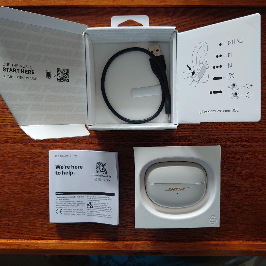 BOSE ULTRA OPEN EARBUDS ホワイトスモーク