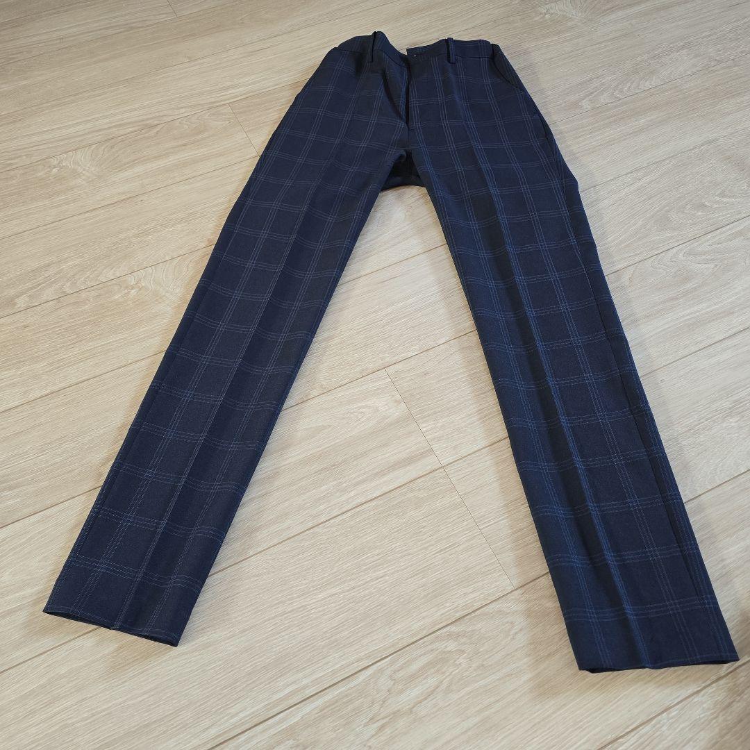 スーツ　　160cm　3ピース　卒業式　冠婚葬祭　フォーマル　美品　チェック