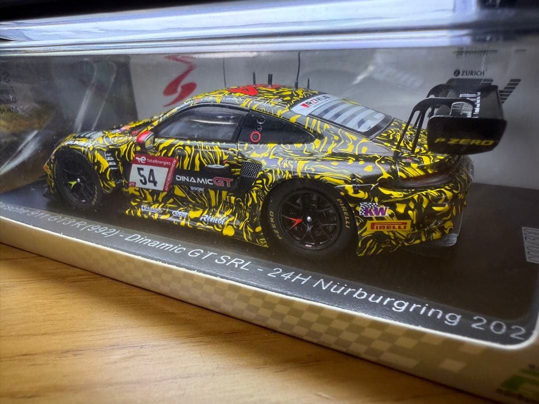 ミニカー 1/43 Dinamic GT Porsche 911 GT3 R #54
