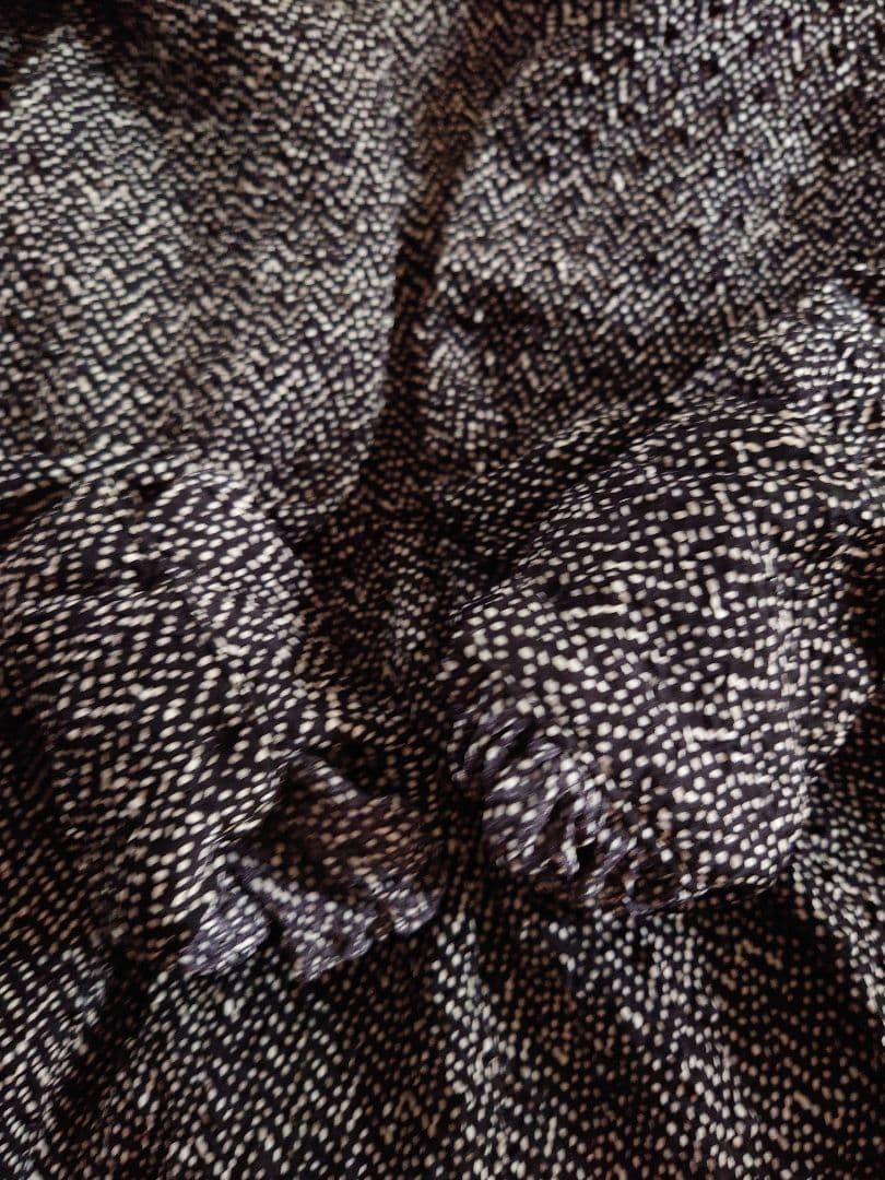 美品【イアパピヨネ スミスタイル】スタンドカラーティアードロングワンピース