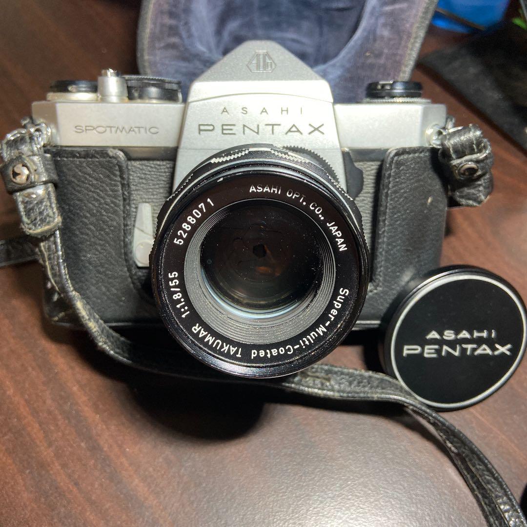 フィルム一眼レフカメラ　ASAHI  PENTAX とレンズ35-135㎜
