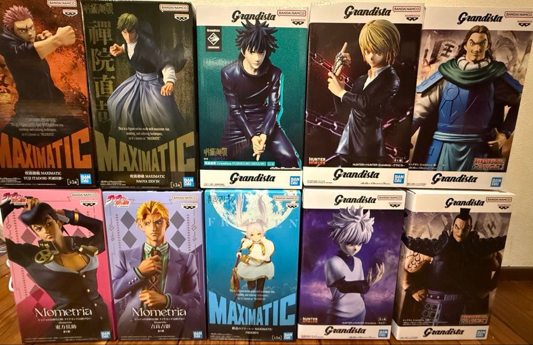 人気プライズ　フィギュア　まとめ売り　キングダム　ジョジョ　呪術　フリーレン