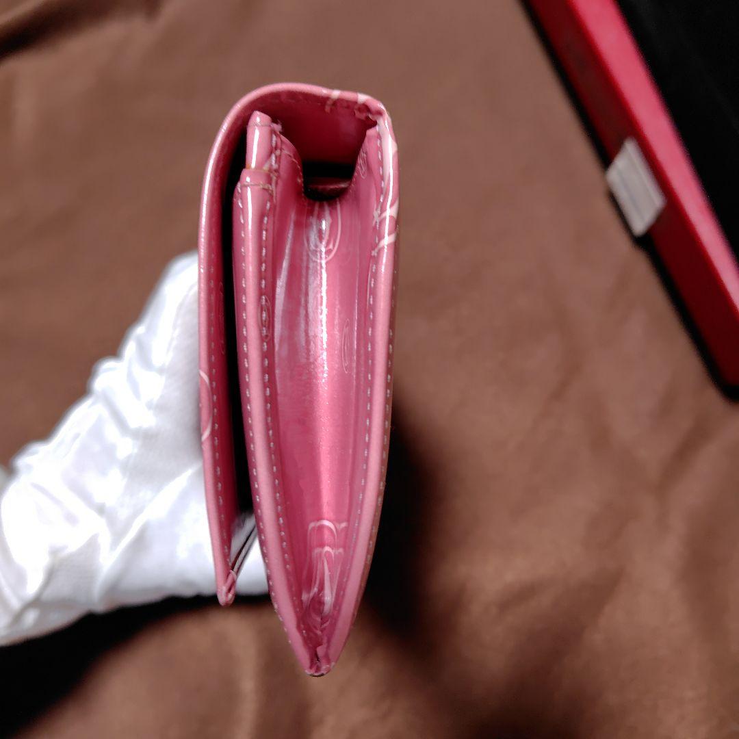 カルティエ Cartier ピンク 長財布　ハッピーバースデー