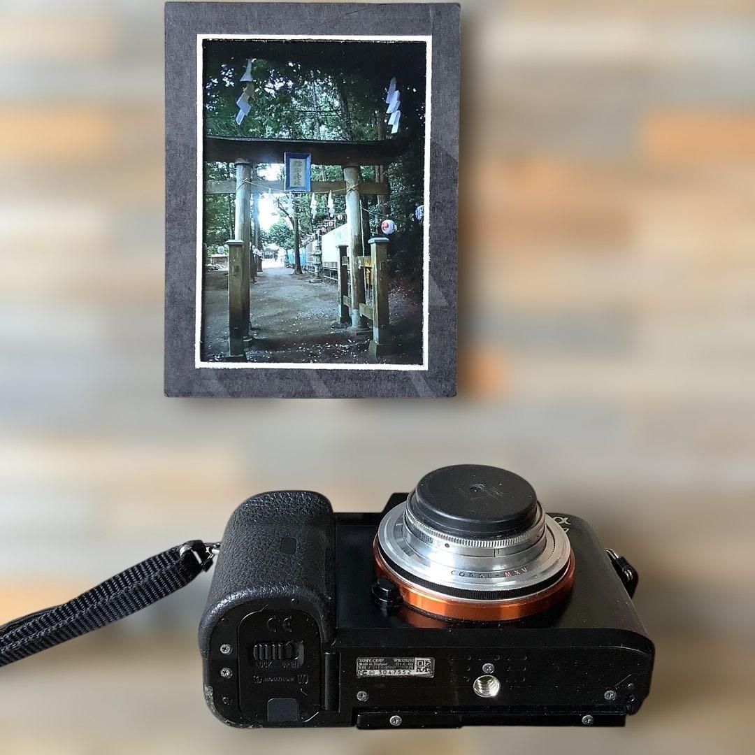 SONY α７用　大改造レンズ、最短26㎝　( FUJI, TIARA24mm)