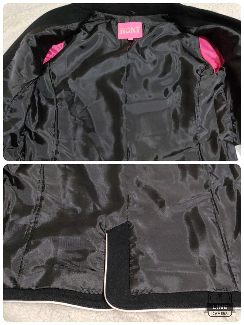 RONI 　セットアップ　卒服　スーツ スカートセット　黒　XL　5点セット