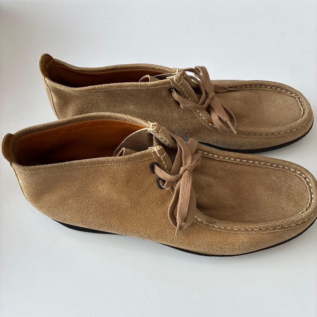 エルメス ベージュ スエードのワラビー26cm 美品