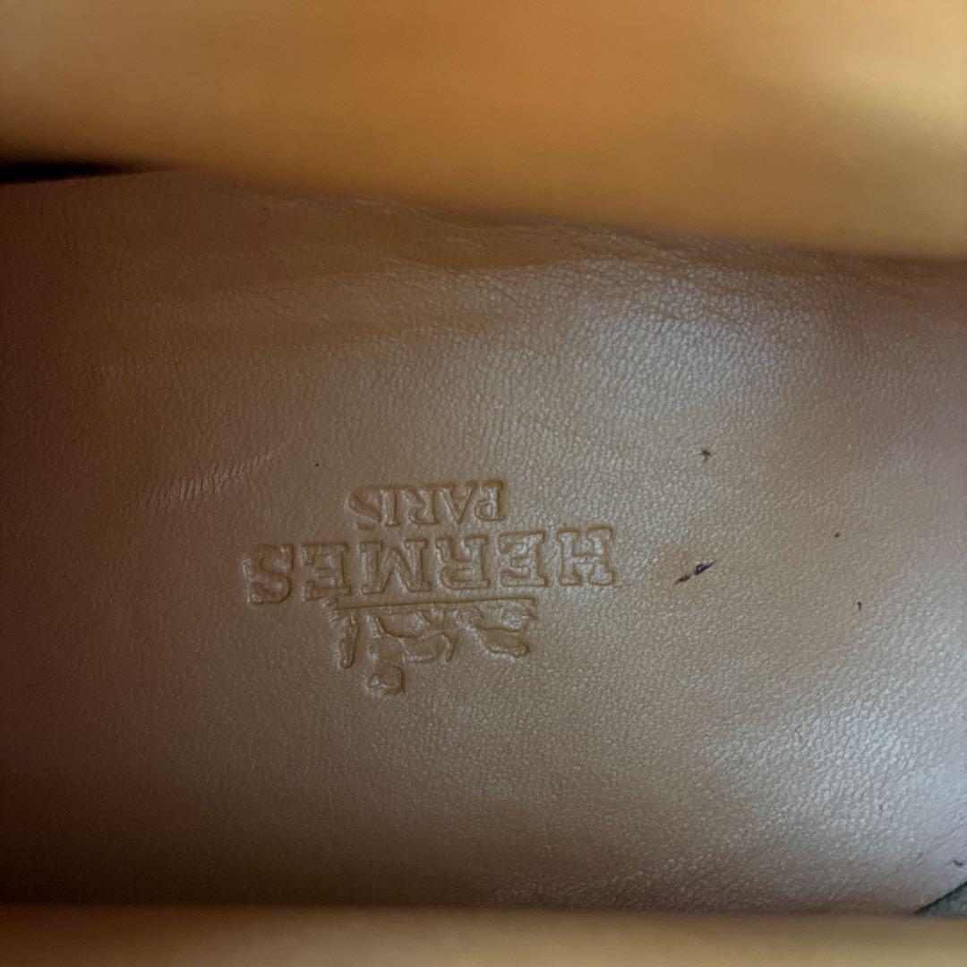 エルメス ベージュ スエードのワラビー26cm 美品