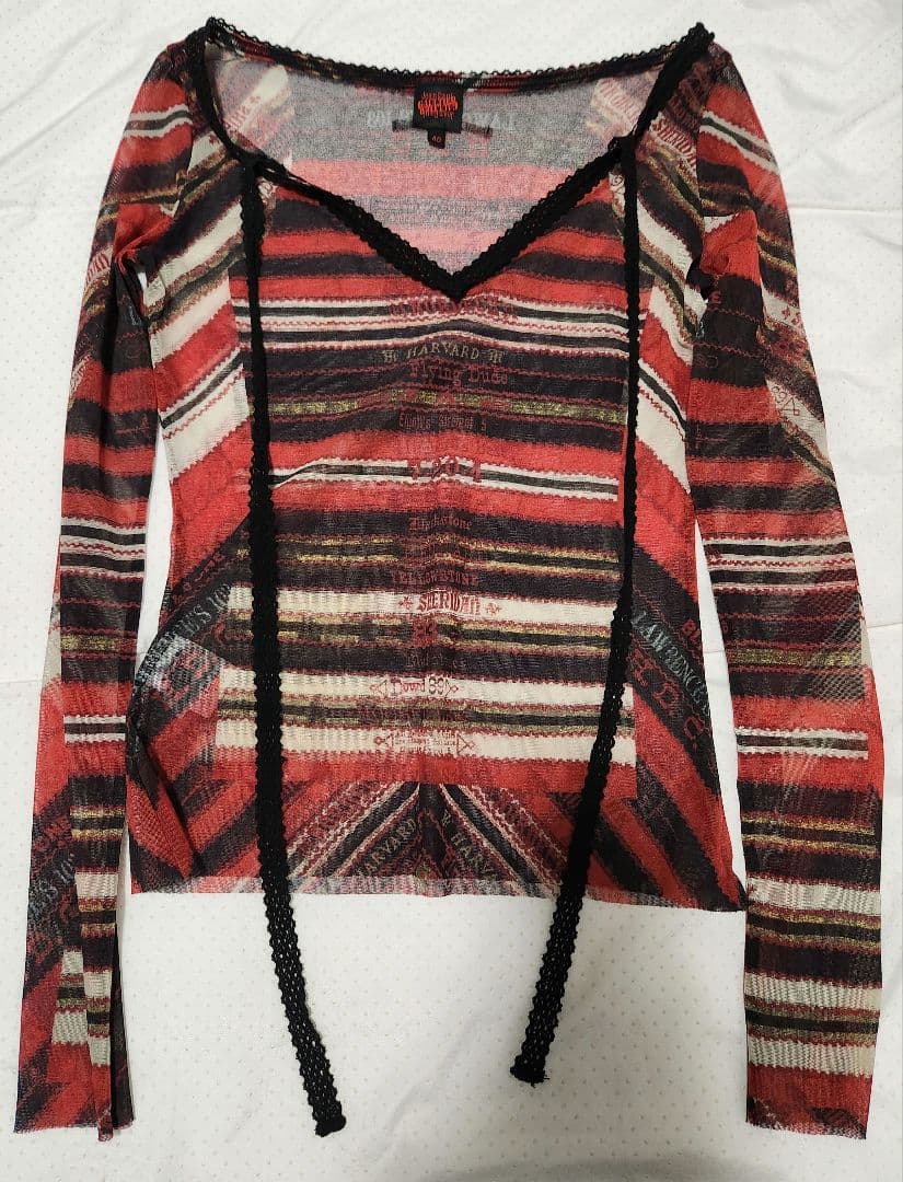 ジャンポール・ゴルチェ【美品】パワーネットカットソー