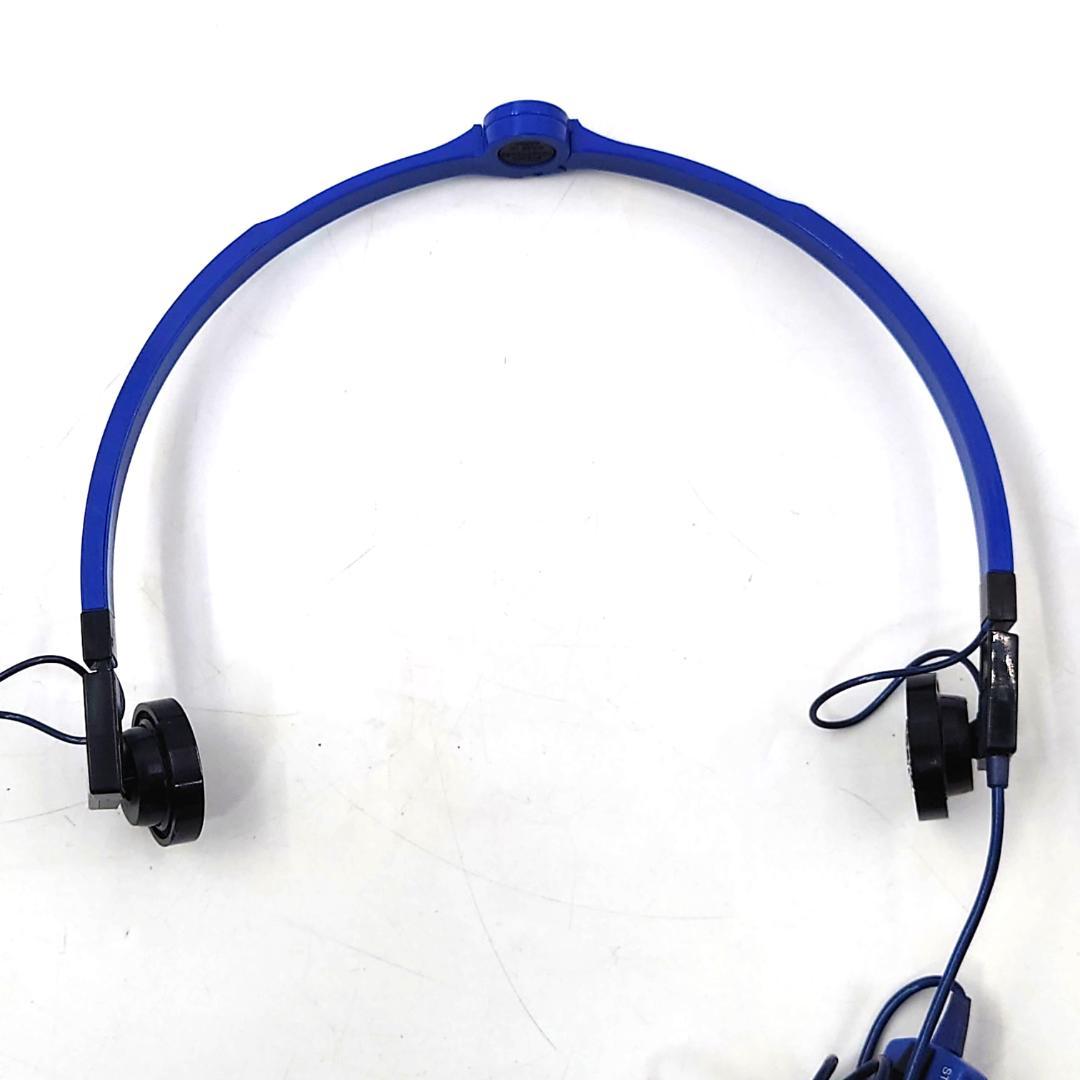 【動作保証】 AIWA HP-A50 アイワ 折りたたみヘッドホン ブルー 希少