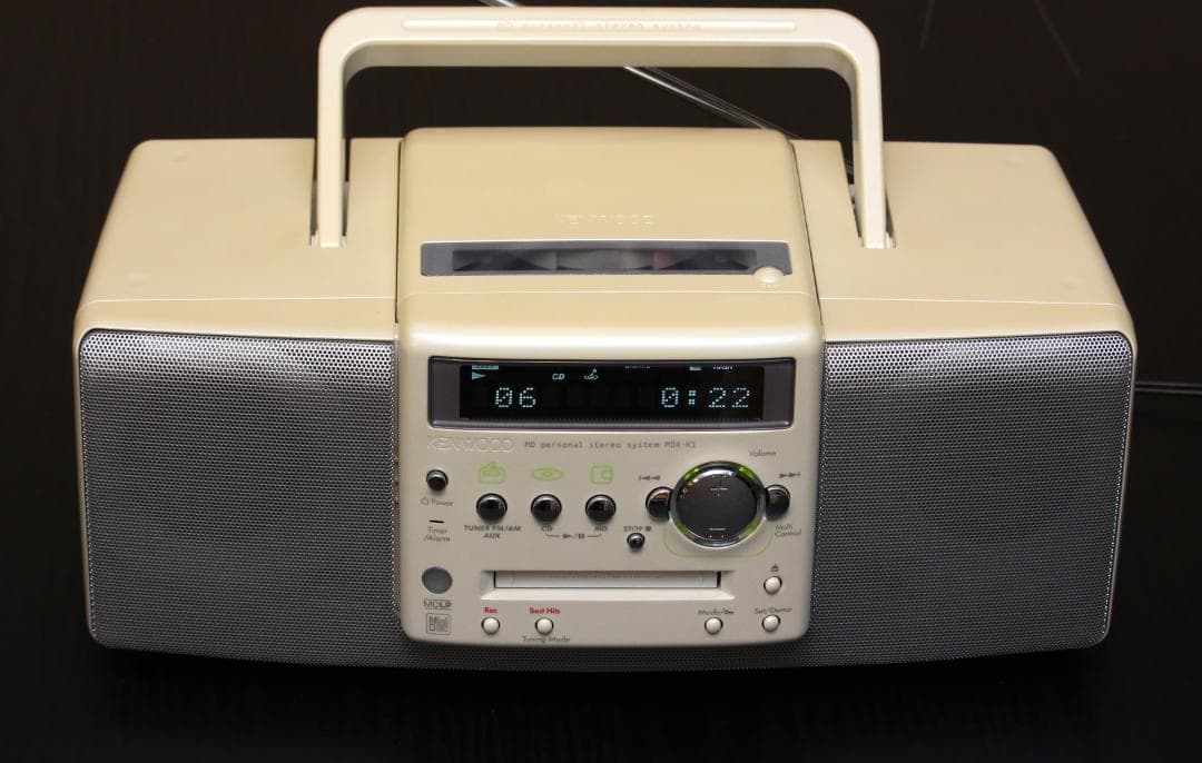 KENWOOD MDX-K1 CD/MD/TUNER コンポ ラジカセ 極美品