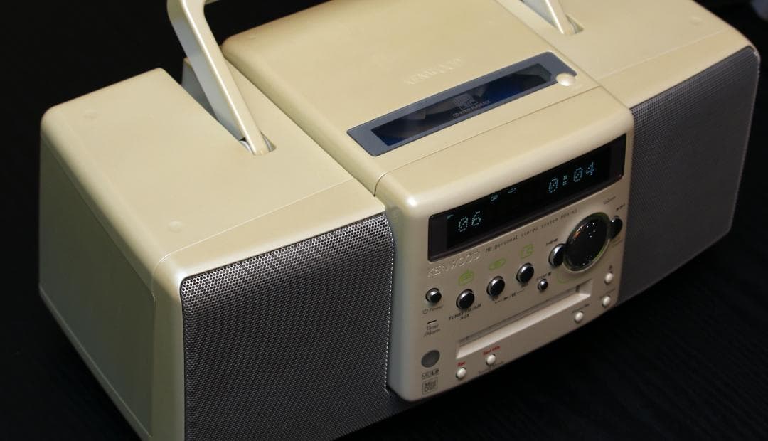 KENWOOD MDX-K1 CD/MD/TUNER コンポ ラジカセ 極美品