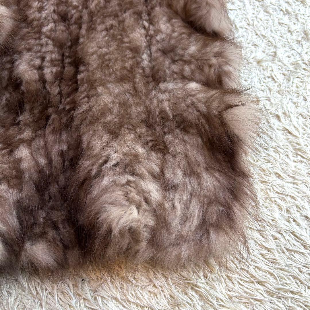 【セーブル本毛皮✨️新品タグ付き】 定価25万 マーテン カナディアン 高級毛皮